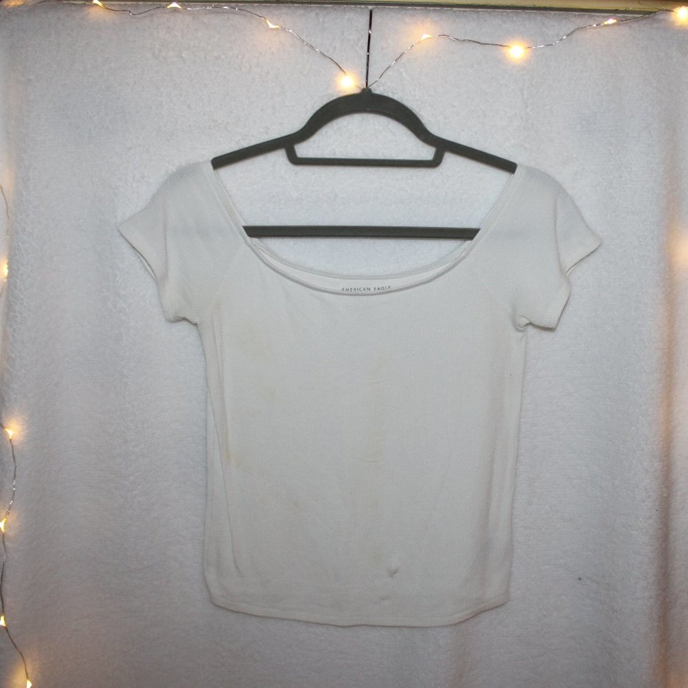 White Off The Shoulder Top